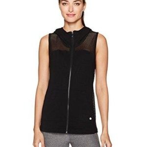Nanette Lepore Play Women's Sleeveless Mesh Hoodie